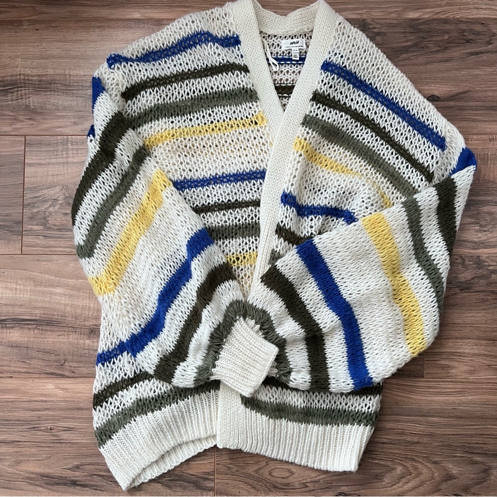 Aerie Slouchy Striped Cardigan